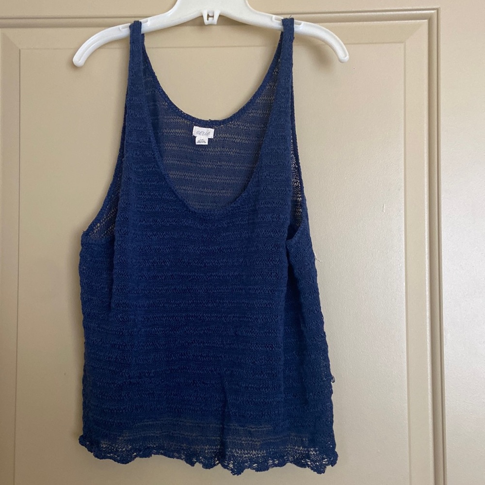 Blue tank top